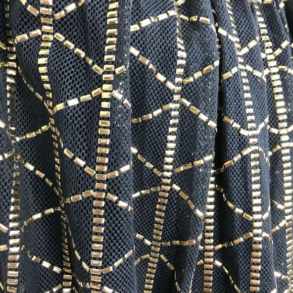 Free People Atlantis Metallic Embellished Grey Swing Crop Tank Size XS - Picture 7 of 16